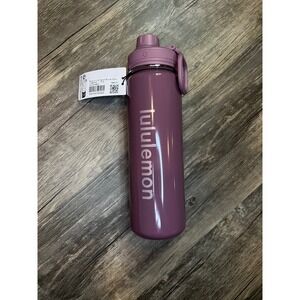 Lululemon Insulated Stainless Steel Water Bottle 24 Oz Lavender Lux/Pink Organza